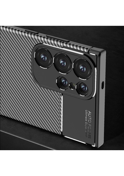 Galaxy S24 Ultra Kılıf Parmak Izi Yapmaz Karbon Tasarımlı Kamera Korumalı Slim Fit Silikon Kapak fiyatları