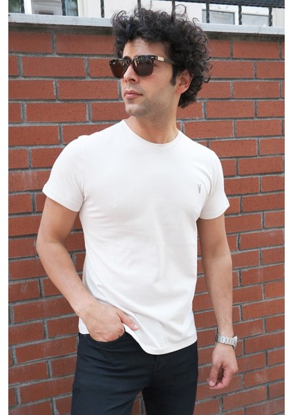 Bisiklet Yaka Standart Kalıp Basic Siyah-Beyaz Erkek T-Shirt 2'li Paket modelleri