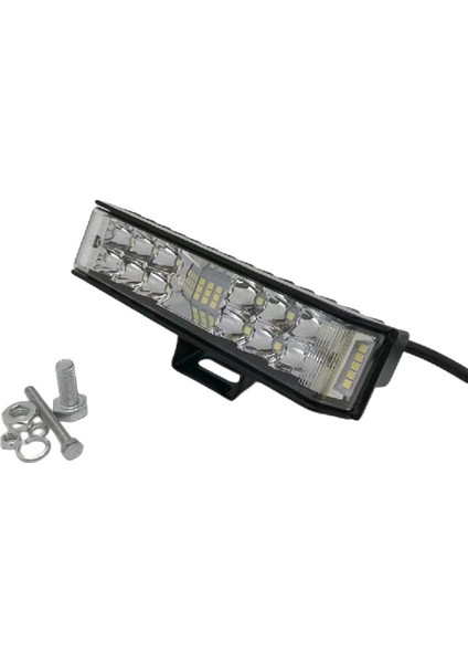Offroad Sis Lambası 40 LED 20W Kırmızı-Beyaz-Mavi Çakarlı Adet 12-30V / LASS296