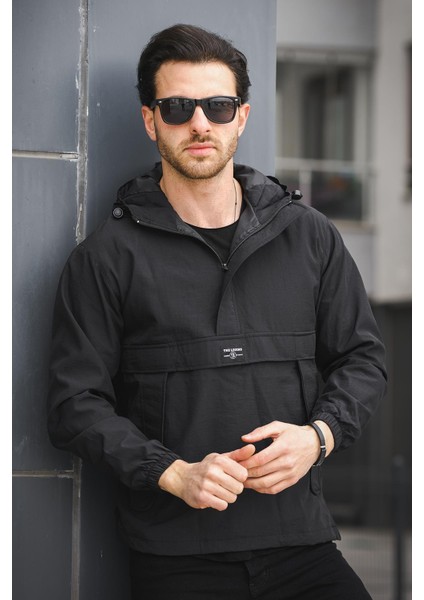 Bl 677 Cepli Yarım Fermuarlı Suya Dayanıklı Erkek Yağmurluk