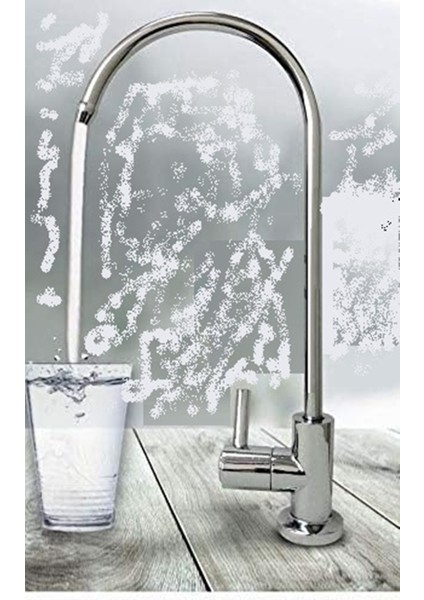 Crystal Clear Su Arıtma Musluğu, Paslanmaz Krom (Tüm Arıtma Sistemleri Uyumlu) modelleri