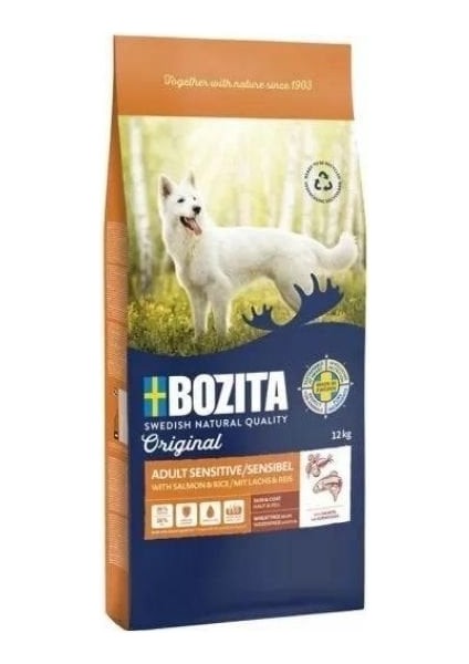 Original Adult Sensitive Somonlu ve Pirinçli Yetişkin Köpek Maması 12 kg