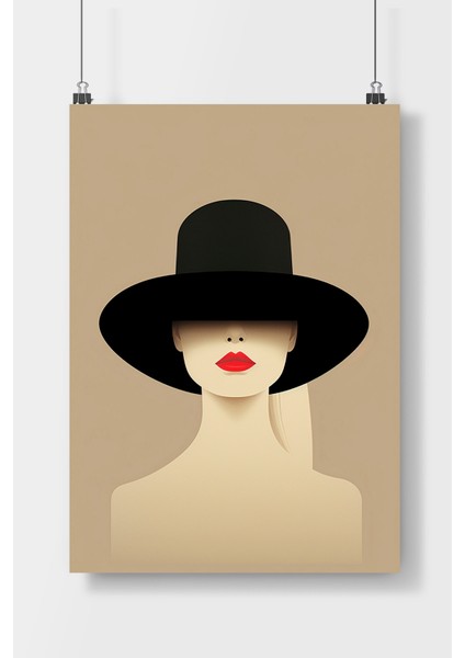 Postercity Minimal Sanat Poster Çerçevesiz Parlak Kağıt