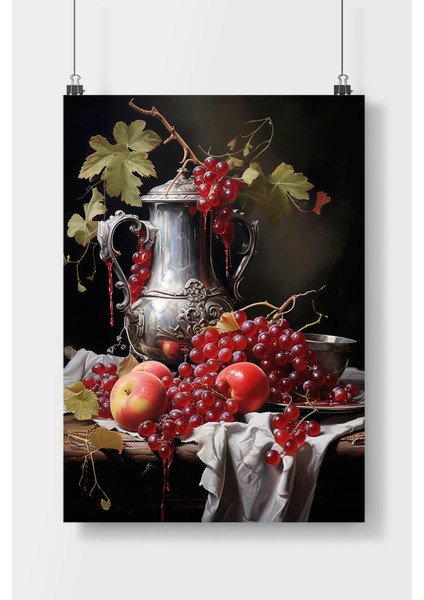 Postercity Natürmort Poster Çerçevesiz Parlak Kağıt