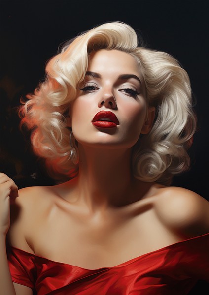 Postercity Marilyn Monroe Ünlüler Poster Çerçevesiz Parlak Kağıt