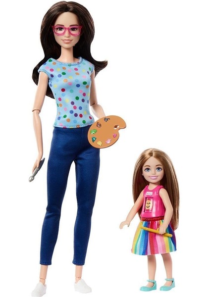 HRG48 Barbie ve Chelsea Sanat Atölyesi Oyun Seti modelleri
