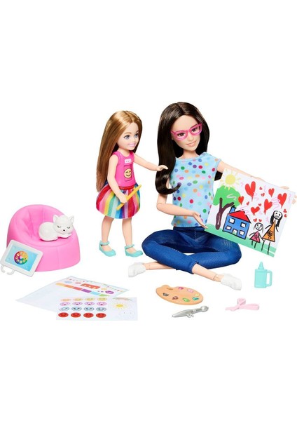 HRG48 Barbie ve Chelsea Sanat Atölyesi Oyun Seti fırsatları