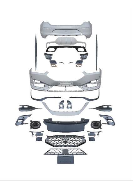 Seat leon cupra body kit tampon seti 2021+