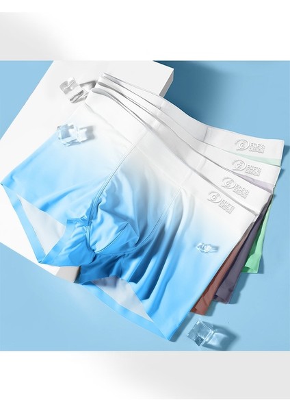 Eces Design Dikişsiz Buz Ipek Ter Uzaklaştıran Spor Özel Tasarım Erkek Iç Giyim 3 Parça 1000 Boxer fırsatları