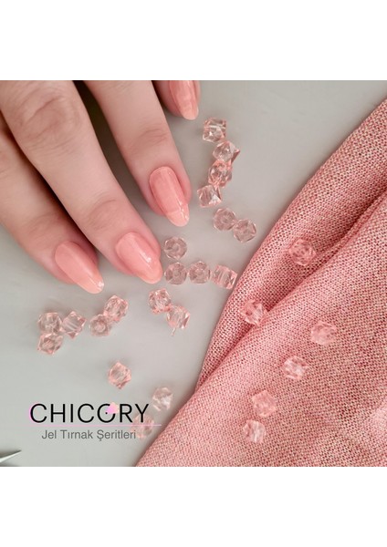 Chicory Jel Tırnak Şeritleri Soft Pınk