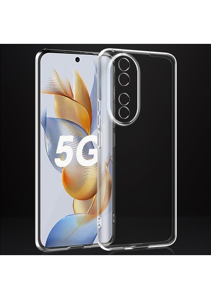 Huawei Honor 90 Kılıf Ultra Ince Şeffaf Silikon Arka Kapak