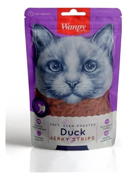 Gerçek Ördek Fileto 80 gr Yumuşak Kedi Ödülü Yumuşak Kedi Ödülü