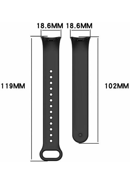 Xiaomi Mi Band 8 Uyumlu Soft Silikon Kordon
