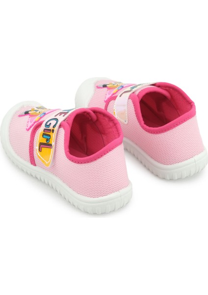 Yazlık Kız Çocuk Cırt Cırtlı Ayarlanabilir Keten Ayakkabı fırsatları
