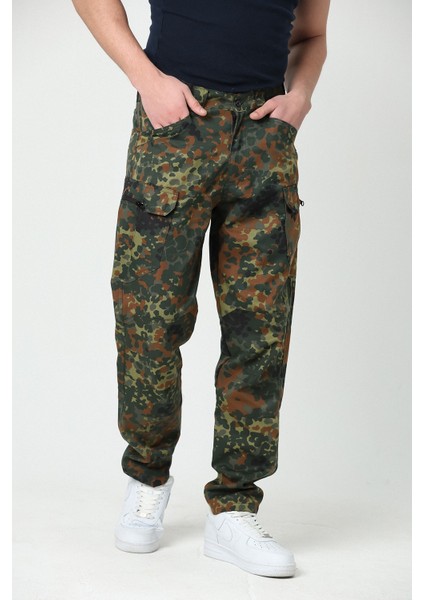Erkek Kamuflaj Kargo Cepli,askeri Komando Taktikal Pantolon modelleri