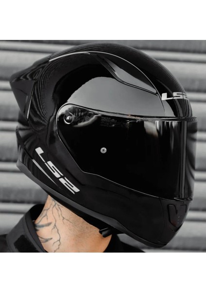 Rapid 2 Race Full Face Motosiklet Kaskı Yarış Spoiler + Şeffaf + Siyah Vizörlü fiyatları