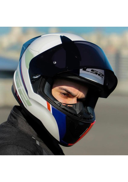 Rapid 2 Driveway Race Full Face Motosiklet Kaskı Yarış Spoilerlu Şeffaf + Siyah Vizörlülü indirimleri