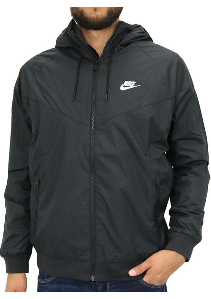 727324-010 Windrunner Kapüşonlu Erkek Mont