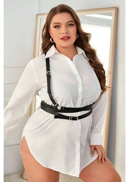 Mlvx Şık Deri Göğüs Harness - 932 Blsm modelleri