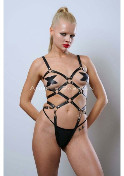 Mlvx Deri Giyim, Vücudu Saran Full Body Harness - 811 Blsm fiyatları