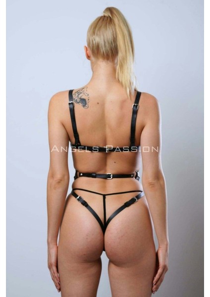 Mlvx Deri Giyim, Vücudu Saran Full Body Harness - 811 Blsm indirimleri
