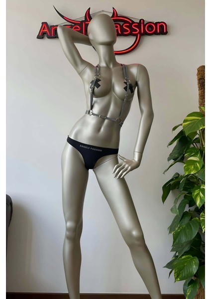 Mlvx Beyaz Reflektörlü Ince Yelek Harness - 194 Blsm