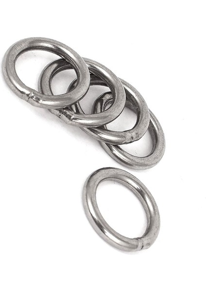 Nanlıy- 10 Adet Paslanmaz Çelik Dokuma Çemberleme Kaynaklı O Ringler - 5 Adet 30MM x 3mm ve 5 Adet 20MM x 3mm (Yurt Dışından) fırsatları