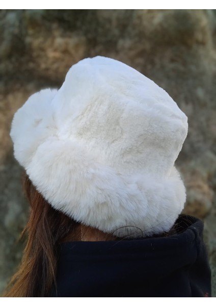 Pofidik Peluş Şapka Kışlık Suni Kürk Kalpak Kabarık Kova Şapka fiyatları