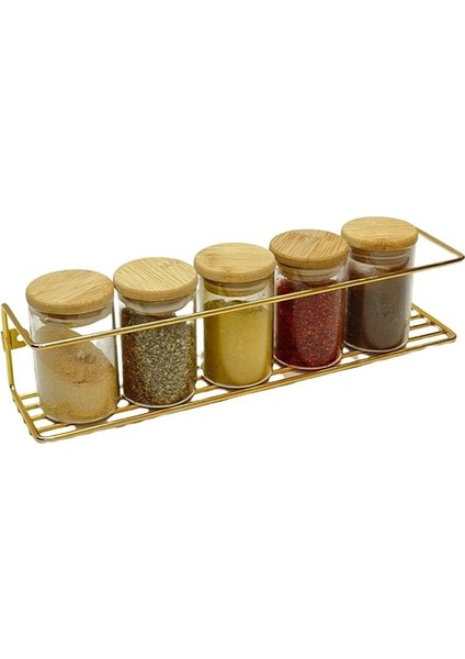 Çok Amaçlı Tek Katlı Raf Baharatlık Gold modelleri