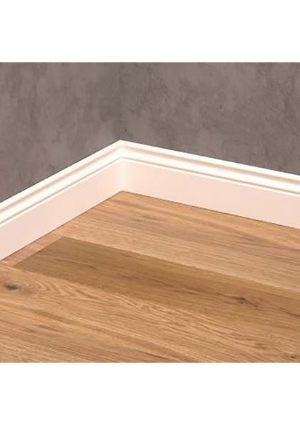 Verıssımo Verissimo Vanessa Beyaz Lake Pvc Kaplı Süpürgelik 12 cm modelleri