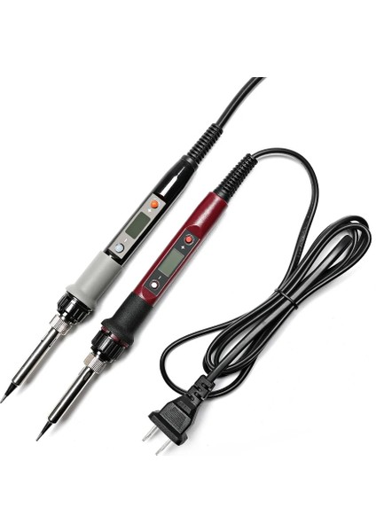 80W Siyah Çanta Tarzı 110V 80W Dijital Elektrikli Havya Seti Seti Sıcaklık Ayarlanabilir 220V 110V Kaynak Aracı Seramik Isıtıcı Lehimleme Ipuçları Rework (Yurt Dışından) fırsatları