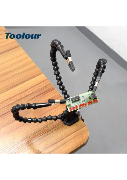 N-SN3SB-USB Stili Toolour Üçüncü Kol Lehimleme Istasyonu USB LED Işık Büyüteç Zeka Esnek Kollar Kaynak Pcb Aracı Tamiri Için Yardımcı Eller (Yurt Dışından) fırsatları