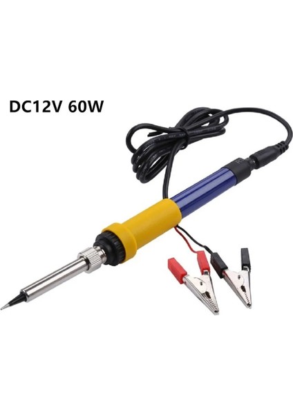 Mavi Stil Dc 12V Havya Araba Aküsü Alçak Gerilim Elektrik Havya Timsah Klip 60W Taşınabilir Kaynak Onarım Aracı (Yurt Dışından) fiyatları