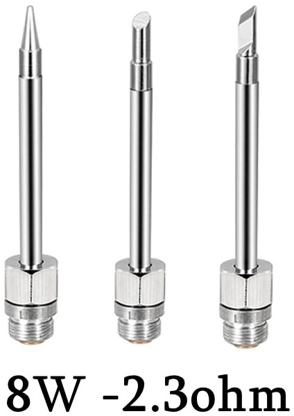 8W-GÜMÜŞ Tarzı Pil Havya USB Havya Taşınabilir Mini Havya Iroterface Havya Ucu (Yurt Dışından)
