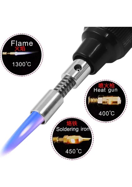 5 Parça Set Tarzı ZK30 Santigrat Bütan Taşınabilir Havya Kiti Havya Kalem Brülör Airbrush Gaz Havya Akülü Bütan Havya Aracı (Yurt Dışından) indirimleri