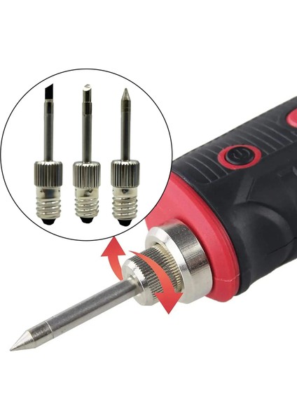 01-Ipucu K Stili Değiştirilebilir Havya Ipuçları Akülü Elektronik Şarj Edilebilir Uzun Ömürlü E10 Arayüzü Pil Dış Mekan Için USB Lehimleme Ipuçları (Yurt Dışından) fırsatları