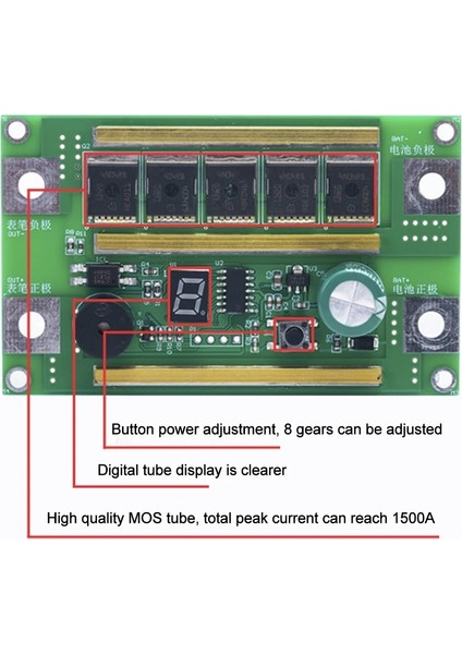 Set 1 Stili Lityum Pil Için Taşınabilir Nokta Kaynak Makinesi Devre Kartı Noktalar Kaynak Mini Pil Noktalar Kaynak Cihazı (Yurt Dışından) modelleri