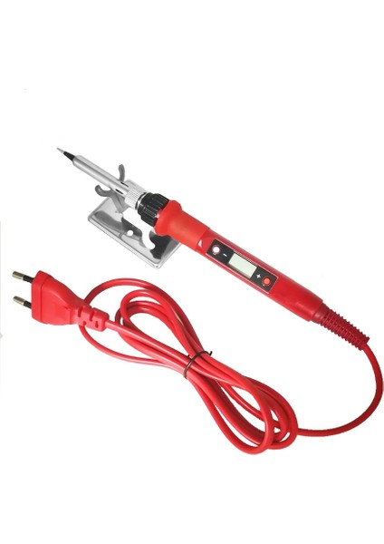 80W Siyah Set1 Stili 80W Dijital Elektrikli Havya Seti Kiti Kaynak Demir Staion 110V 220V Havya ile Akı Ipuçları Standı Alet Çantası (Yurt Dışından) fırsatları