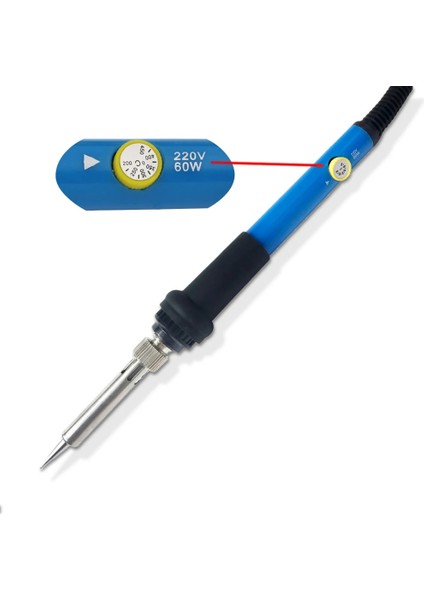 Kaynak Ipuçları Stili 60 W 220 V Elektrikli Havya Kiti Ayarlanabilir Sıcaklık Kalay Lehim Teli 5 Demir Ipuçları Kaynak Tabancası Tamir Araçları Ab Tak (Yurt Dışından) indirimleri