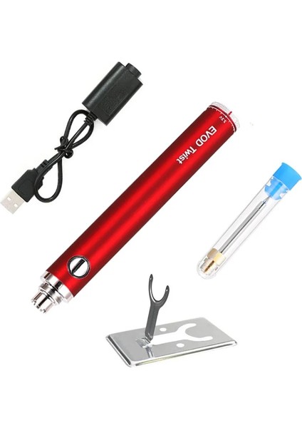 Kırmızı Stil Kablosuz Şarj Elektrikli Havya Teneke Havya USB Hızlı Şarj Taşınabilir Mikroelektronik Tamir Kaynak Araçları (Yurt Dışından)