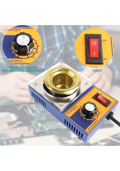 Mt-Bfrx Stili Lehim Potu Için Seramik Dahili Isıtma Elemanı Kalay Havya Regülatörlü Lehimleme Sökme Banyosu mm (Yurt Dışından) modelleri