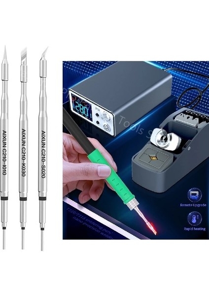 Aixun K030 Bıçak Stili 1 Parça Aıxun Mx Havya Kolu Tolder Istasyonu Isıtma Elemanı Parçaları T3B T3A K Kafa Jcıd Jbc Dıy Kiti (Yurt Dışından)