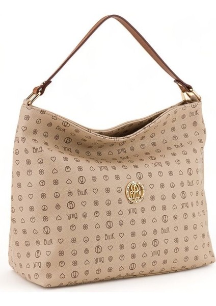 Monogram Açık Vizon/taba Kadın Omuz Çantası Nv 1003-MN fiyatları