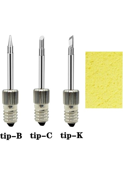E10 Tip-B K C Stili USB Havya Kafası Için Uygun E10 Arayüzü Pil Havya Havya Kafası Dişli Havya Kafası (Yurt Dışından)
