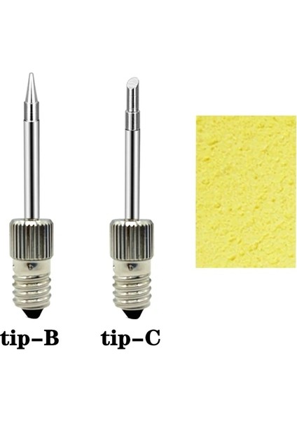 E10 Tip-B K C Stili USB Havya Kafası Için Uygun E10 Arayüzü Pil Havya Havya Kafası Dişli Havya Kafası (Yurt Dışından)
