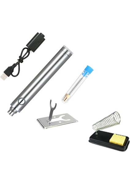 Tutucu Stili ile Şerit 5V 15W Powered Havya Elektrikli USB Şarjlı Havya Seti Lehimleme Kablosuz Şarj Havya (Yurt Dışından)