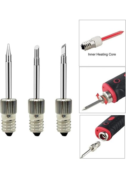 3 Adet Tarzı Temizleme Süngeri ile Havya Ucu E10 Arayüzü USB Havya Kafa Değiştirmeleri Kaynak Rework Için Çıkarılabilir Ipuçları (Yurt Dışından) modelleri