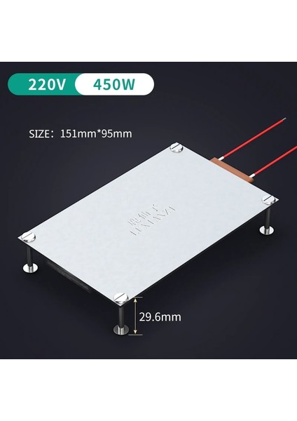 300W Bir Stil 220V Lehim Sökme Bga LED Lamba Boncuk Sökme Istasyonu Ateş Plakası Ön Isıtma Istasyonu LCD Str Onarım Termostat Isıtma Plakası (Yurt Dışından)