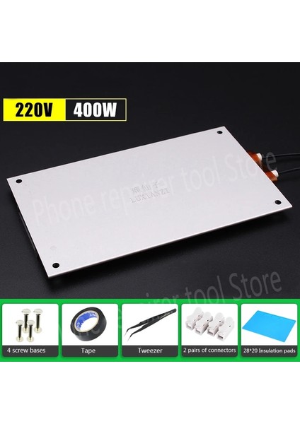 300W Bir Stil 220V Lehim Sökme Bga LED Lamba Boncuk Sökme Istasyonu Ateş Plakası Ön Isıtma Istasyonu LCD Str Onarım Termostat Isıtma Plakası (Yurt Dışından)