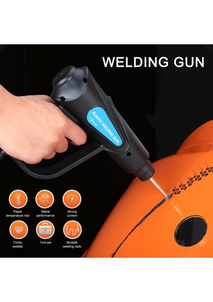 Tip 2 50W Tarzı Ab Fişi 70W Sıcak Zımba Plastik Kaynak Makinesi Araba Tampon Tamir Kiti Pense 4 Dalga Zımba Kaynak Tamir Makinesi Kaynakçı Tabancası Tamir (Yurt Dışından)